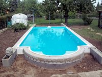 Errichtung eines Pool